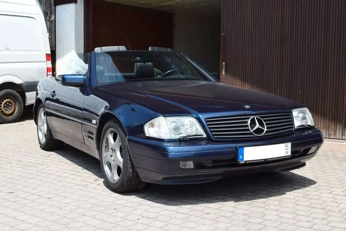 Gebraucht Mercedes SL500 306 PS (225 kW) 1998 Blau Cabrio