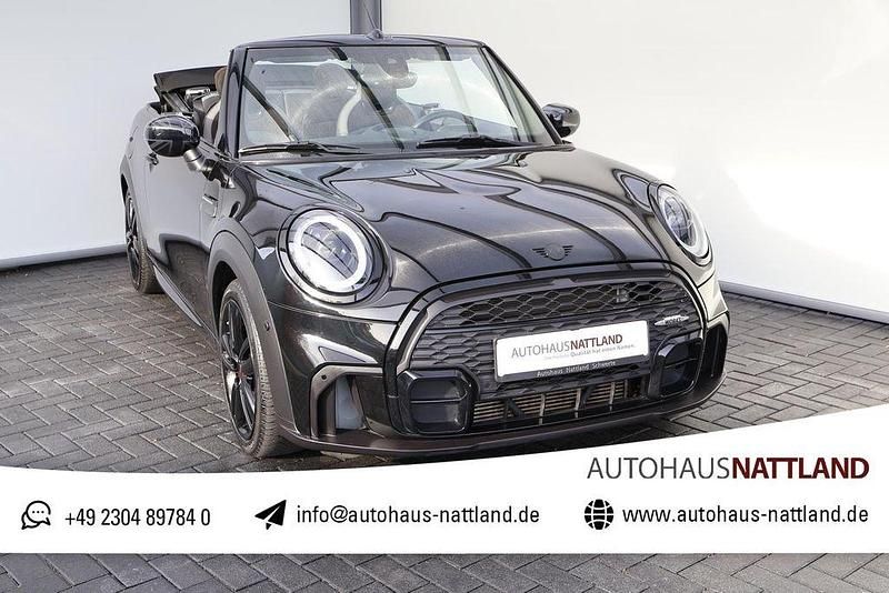 Schwarz Gebraucht 2021 Mini John Cooper Works Cabriolet Cabrio | 23.950 € (Fairer Preis) - Bild 1/4