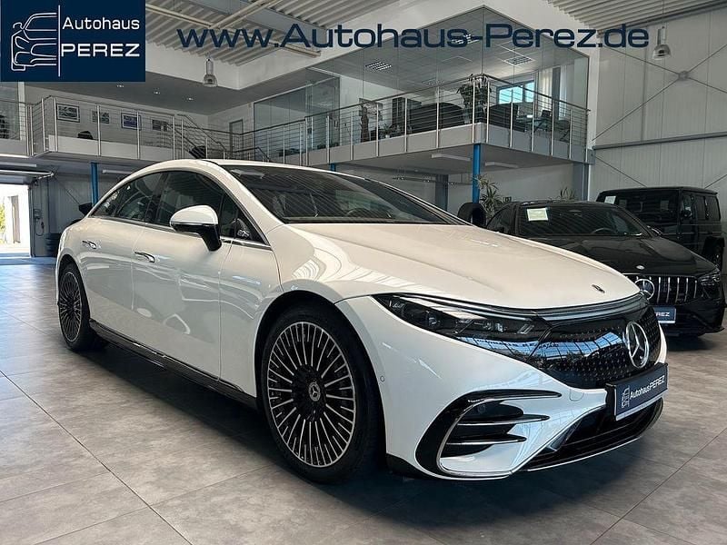 Weiß Gebraucht 2021 Mercedes EQS450+ Advanced Limousine | 63.950 € (Fairer Preis) - Bild 1/4