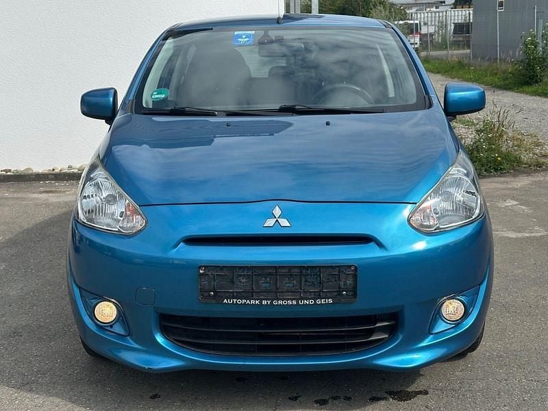 Blau Gebraucht 2013 Mitsubishi Space Star Kleinwagen | 2.990 € (Fairer Preis) - Bild 1/4