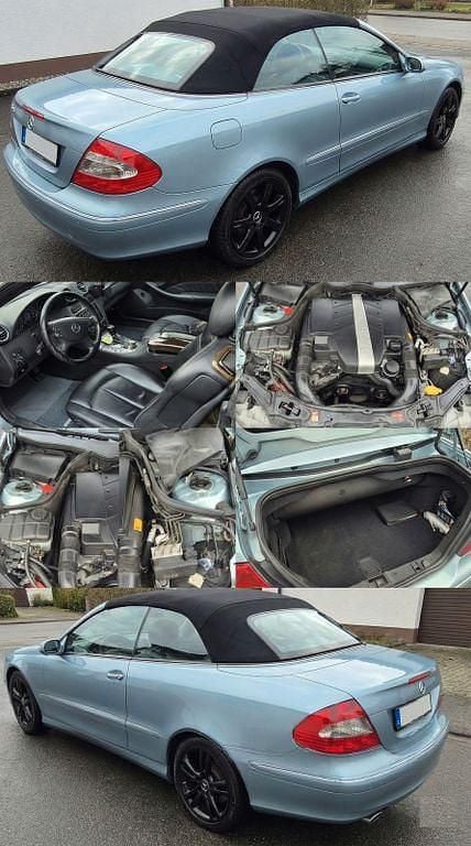 Gebraucht Mercedes CLK320 224 PS (164 kW) 2003 Blau Cabrio