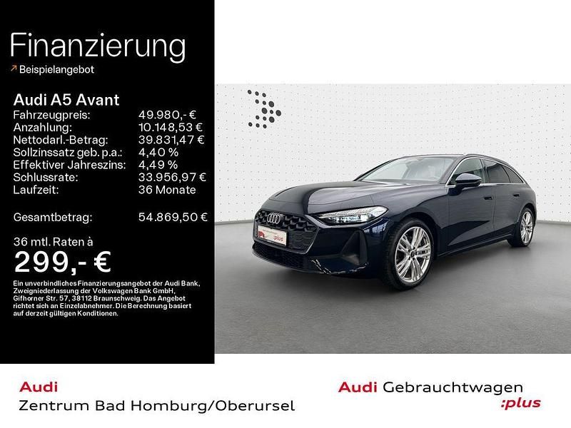 Firmamentblau metallic Gebraucht 2025 Audi A5 Sport Kombi | 49.980 € (Teuer) - Bild 1/4