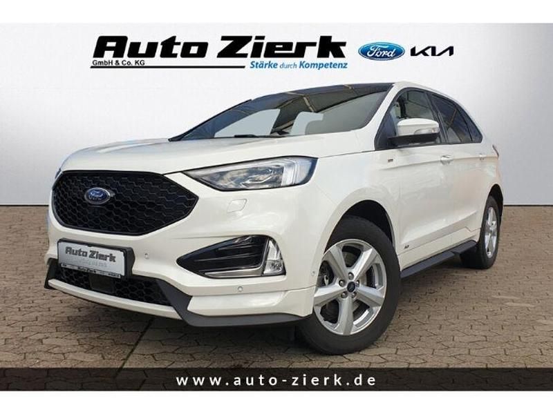 Star white 3c/pristine white 3 Gebraucht 2020 Ford Edge ST-Line SUV | 28.990 € (Fairer Preis) - Bild 1/4