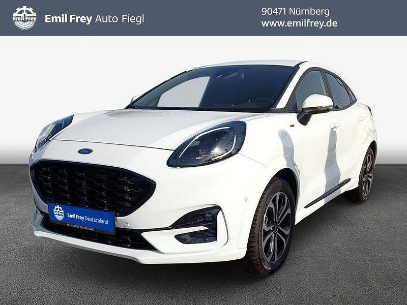 Weiß Gebraucht 2021 Ford Puma Gen-E ST-Line SUV | 16.950 € - Bild 1/4