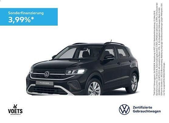 Deep black perleffekt Gebraucht 2024 VW T-Cross Life SUV | 22.850 € (Fairer Preis) - Bild 1/4