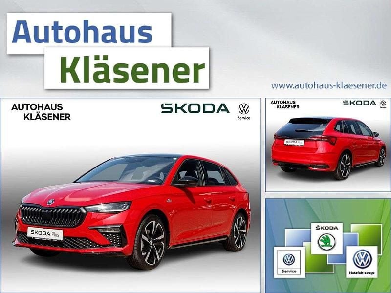 Rot Gebraucht 2024 Skoda Scala Monte Carlo Kleinwagen | 32.370 € - Bild 1/4