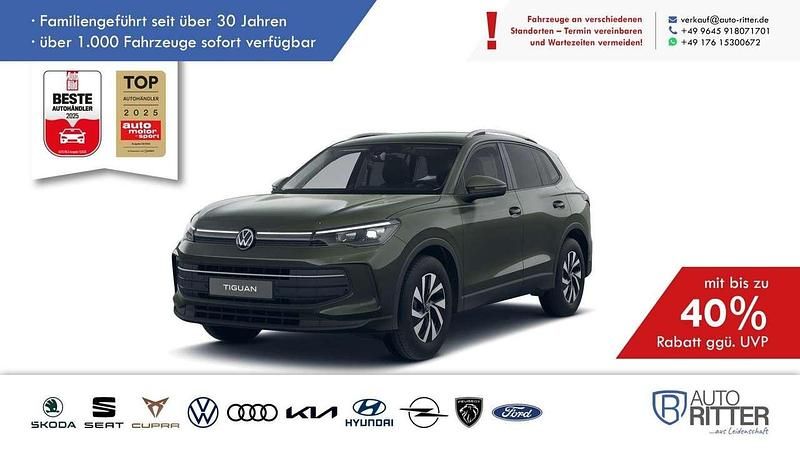 Cipressino green metallic Neu 2025 VW Tiguan Advance SUV | 41.790 € (Guter Preis) - Bild 1/4