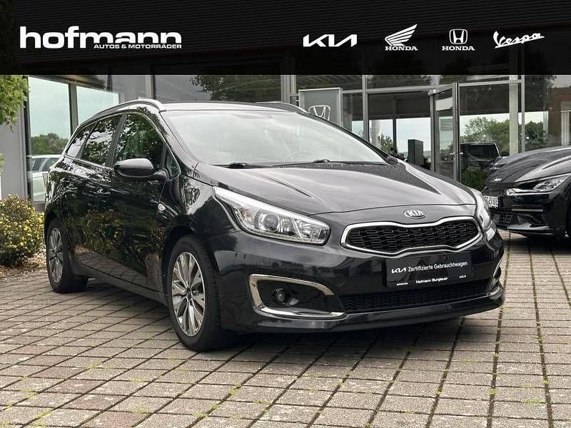 Schwarz Gebraucht 2018 Kia Ceed Sportswagon DREAM-TEAM Edition Kombi | 12.490 € (Fairer Preis) - Bild 1/4