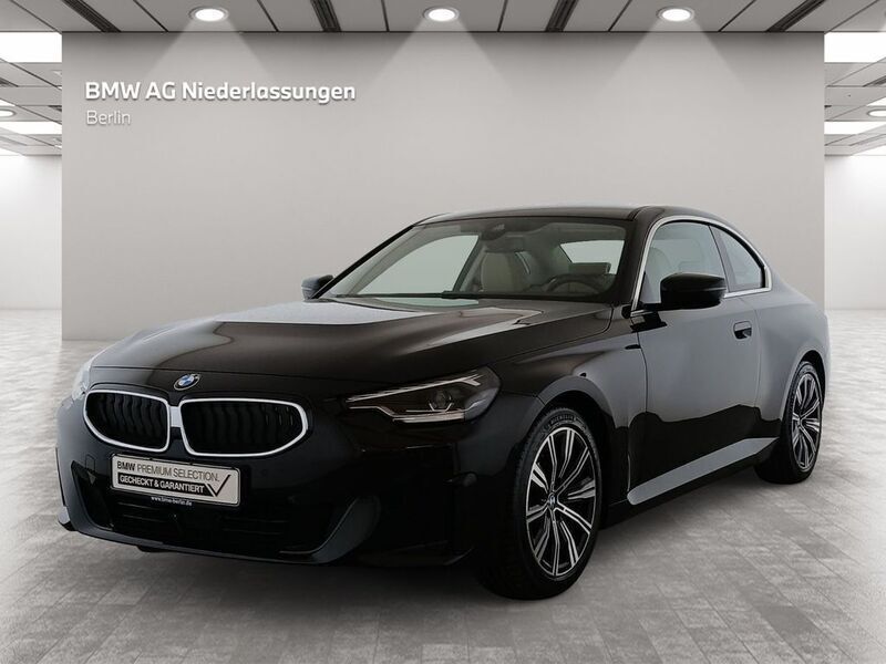 Schwarz Gebraucht 2024 BMW 218 Sport Line Coupé | 31.995 € (Superpreis) - Bild 1/4