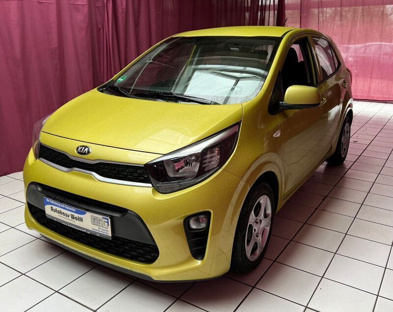 Gelb Gebraucht 2019 Kia Picanto Spirit Kleinwagen | 11.990 € (Etwas zu teuer) - Bild 1/4