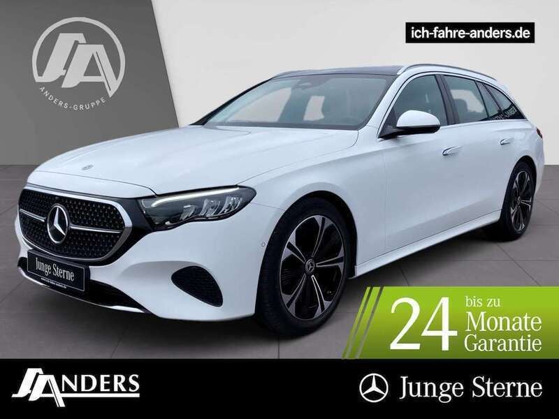 Polarweiss Gebraucht 2024 Mercedes E220 Avantgarde Kombi | 44.354 € (Superpreis) - Bild 1/1