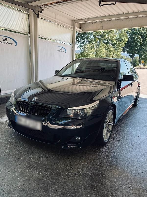 Schwarz Gebraucht 2008 BMW 530 Shadowline Limousine | 12.990 € - Bild 1/4