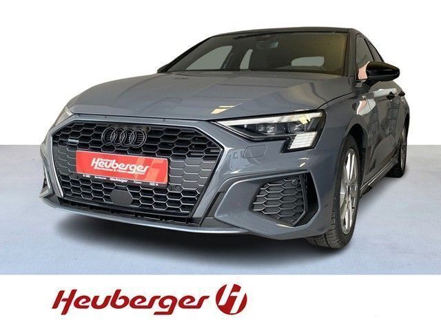 Grau Gebraucht 2024 Audi A3 Sportback S-Line Limousine | 43.960 € (Teuer) - Bild 1/4