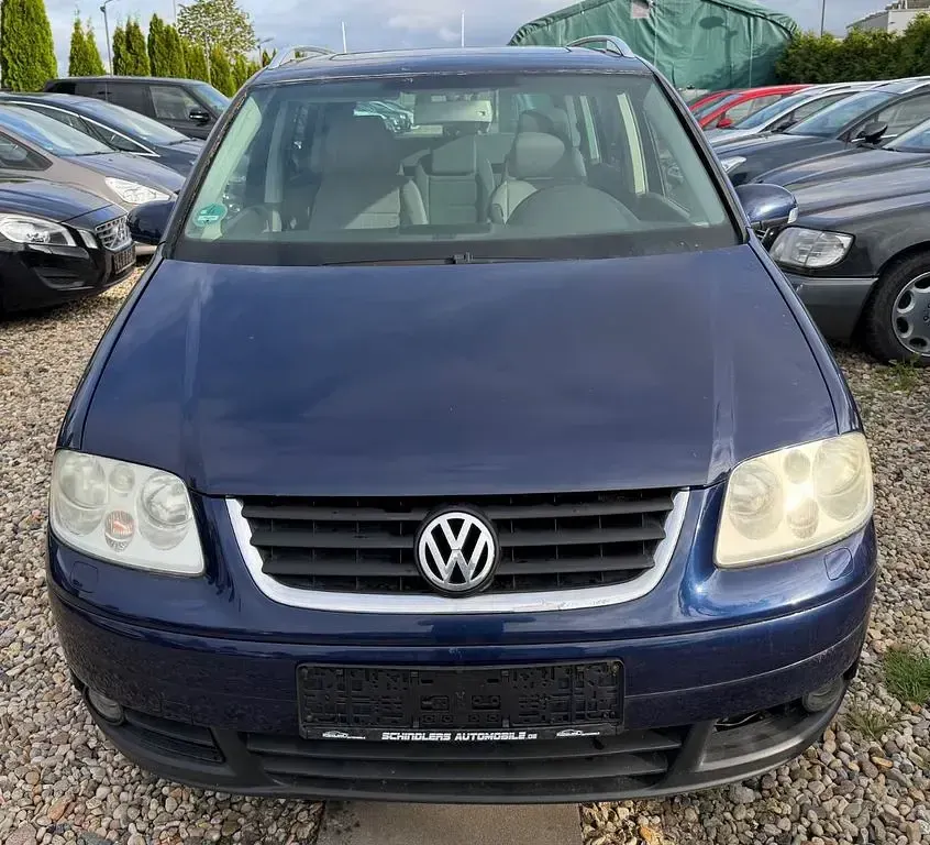 Gebraucht VW Touran Highline 116 PS (85 kW) 2003 Blau Van / Kleinbus