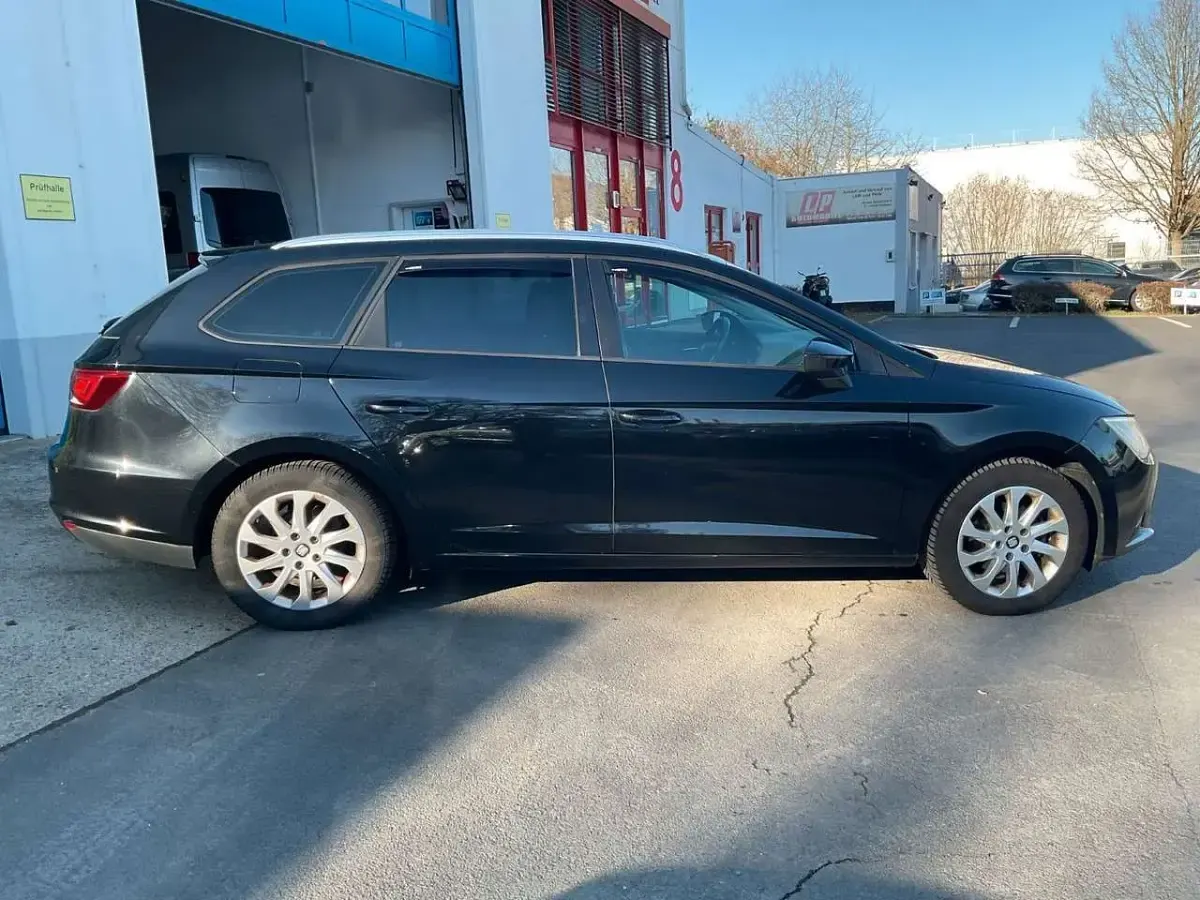 Gebraucht Seat Leon ST Style 110 PS (80 kW) 2012 Schwarz Kombi