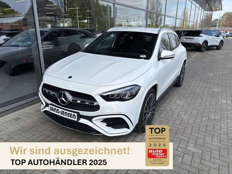 Polarweiss Gebraucht 2024 Mercedes GLA200 AMG Line Premium SUV | 39.995 € (Fairer Preis) - Bild 1/4
