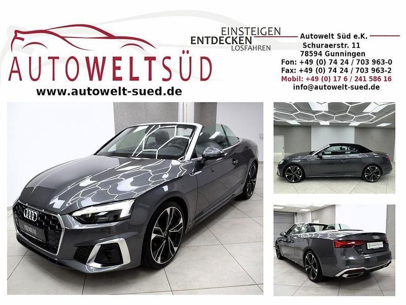 Daytonagrau Gebraucht 2023 Audi A5 Cabriolet S-Line Cabrio | 51.990 € (Teuer) - Bild 1/4