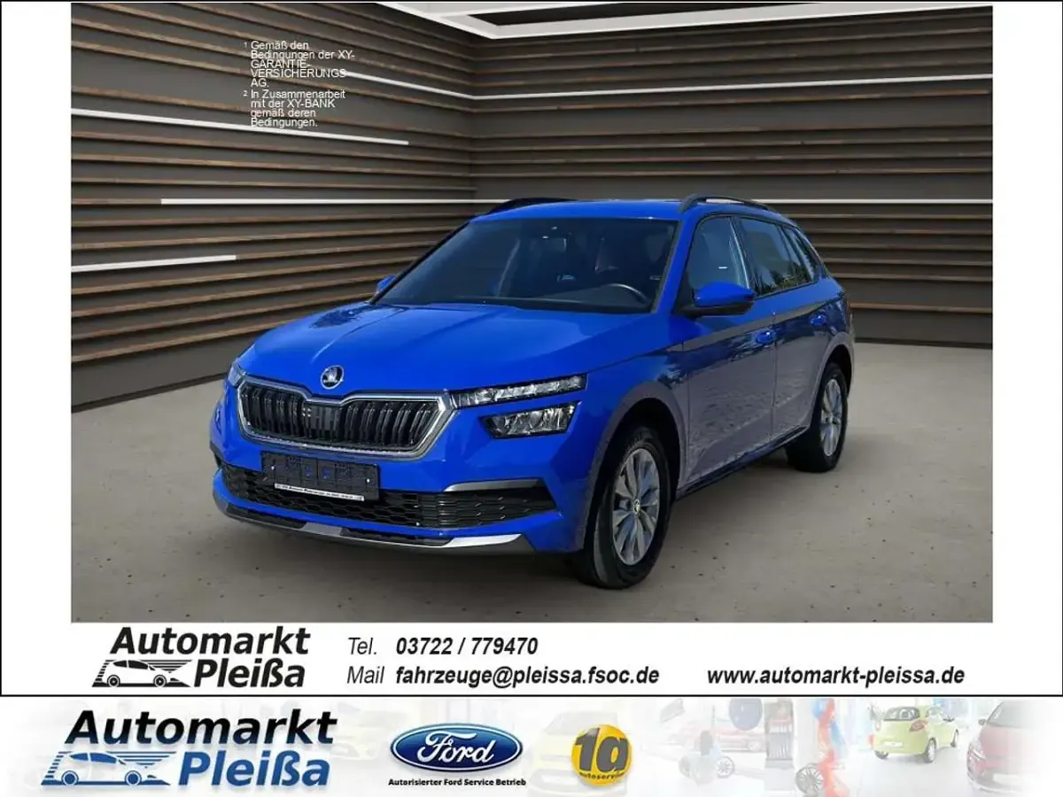 Gebraucht Skoda Kamiq Ambition 90 PS (66 kW) 2020 Blau SUV