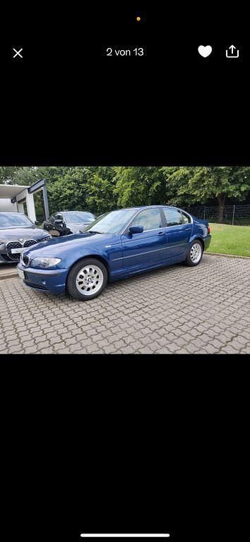 Blau Gebraucht 2004 BMW 320 Limousine | 3.500 € (Superpreis) - Bild 1/4