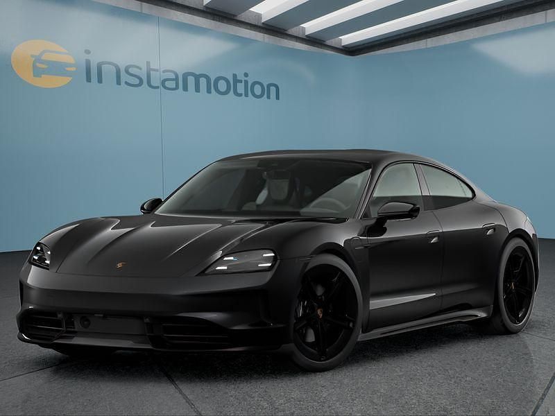 Schwarz Neu 2025 Porsche Taycan Limousine | 141.999 € (Teuer) - Bild 1/4