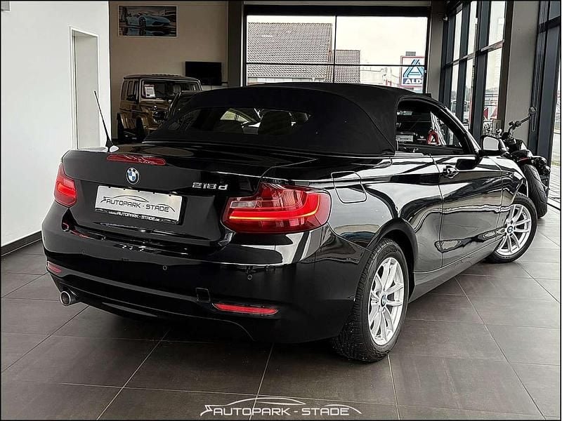 Second-hand BMW 218 Advantage 150 CP (110 kW) 2017 Negru Cabrio