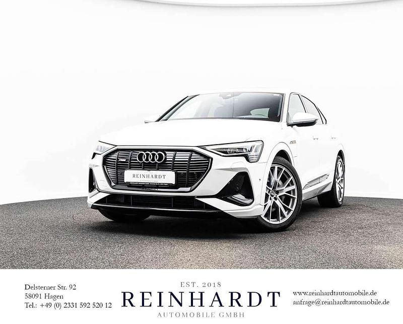 Gebraucht Audi e-tron Sportback S-Line 230 kW (313 PS) 2022 Gletscherweiß metallic SUV