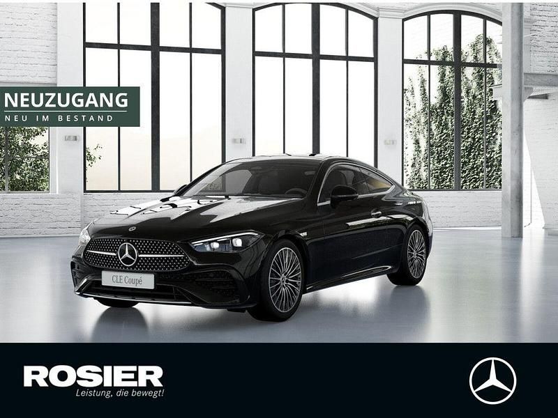 Schwarz / obsidianschwarz Gebraucht 2025 Mercedes CLE220 AMG line Coupé | 61.400 € (Etwas zu teuer) - Bild 1/4