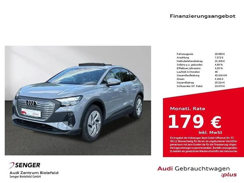 Grau Gebraucht 2022 Audi Q4 Sportback e-tron SUV | 28.880 € (Fairer Preis) - Bild 1/1