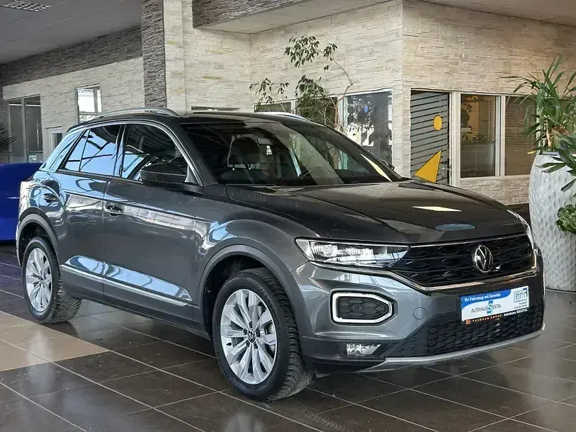 Gebraucht VW T-Roc Sport 150 PS (110 kW) 2021 Grau indiumgrau metallic (metallic) SUV