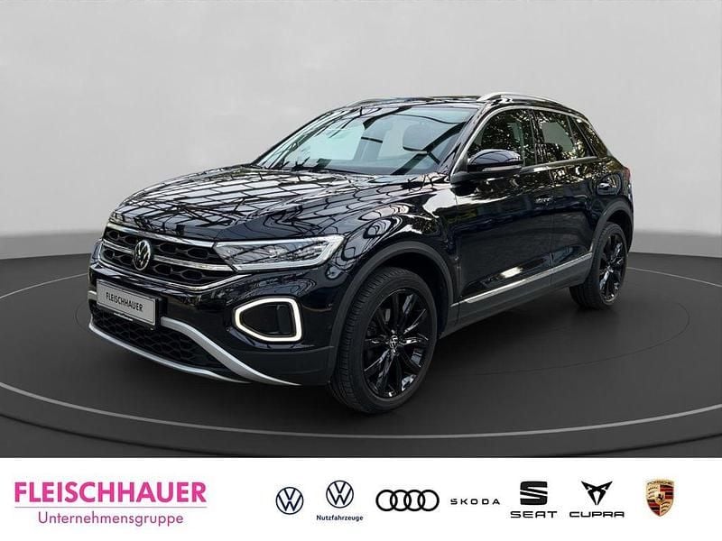 Schwarz Gebraucht 2022 VW T-Roc Style SUV | 23.670 € (Fairer Preis) - Bild 1/4