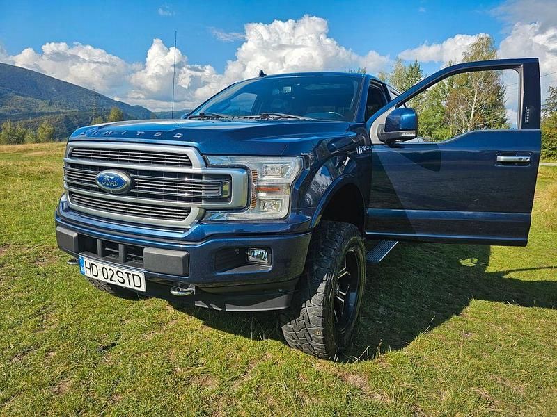 Blau Gebraucht 2018 Ford F-150 Abholung | 53.000 € (Teuer) - Bild 1/4