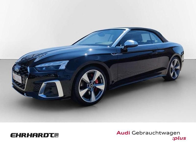 Mythosschwarz metallic Gebraucht 2024 Audi S5 Cabriolet Ambiente Cabrio | 65.450 € (Teuer) - Bild 1/3