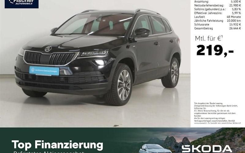 Schwarz Gebraucht 2022 Skoda Karoq Ambition SUV | 27.480 € (Guter Preis) - Bild 1/4