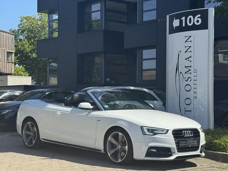 Weiß Gebraucht 2016 Audi A5 Cabriolet S-Line Cabrio | 17.500 € (Guter Preis) - Bild 1/3