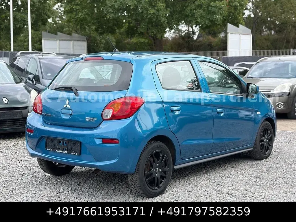 Gebraucht Mitsubishi Space Star Edition 71 PS (52 kW) 2017 Blau Kleinwagen
