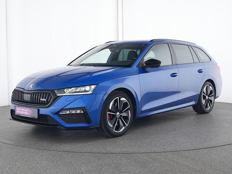 Race blau Gebraucht 2021 Skoda Octavia RS Kombi | 31.723 € (Fairer Preis) - Bild 1/4