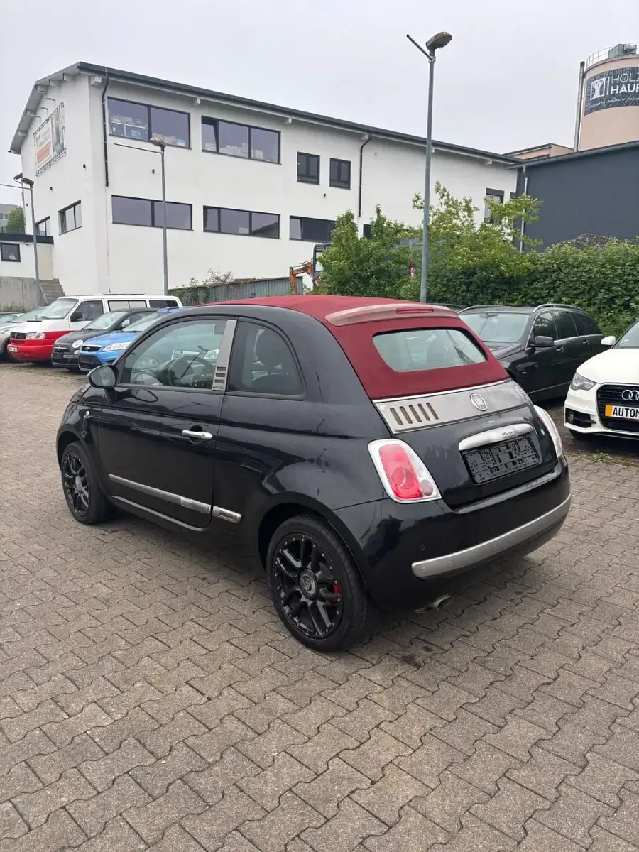 Gebraucht Fiat 500 101 PS (74 kW) 2011 Schwarz Cabrio