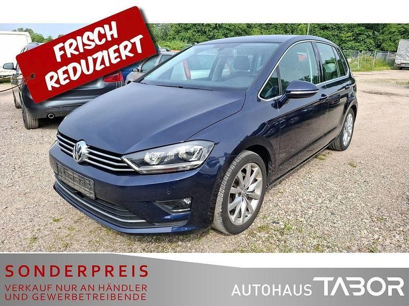 Night blue metallic Gebraucht 2015 VW Golf Sportsvan Highline Van / Kleinbus | 12.685 € (Guter Preis) - Bild 1/4