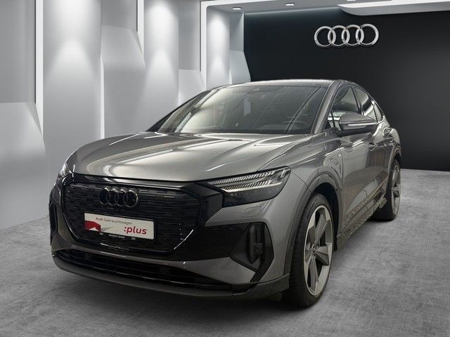 Taifungrau metallic Gebraucht 2022 Audi Q4 e-tron S-Line SUV | 31.990 € (Guter Preis) - Bild 1/4