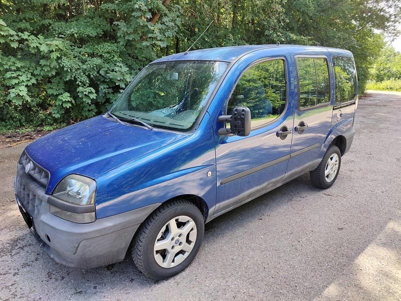 Gebraucht Fiat Doblò 103 PS (75 kW) 2005 Blau Van / Kleinbus