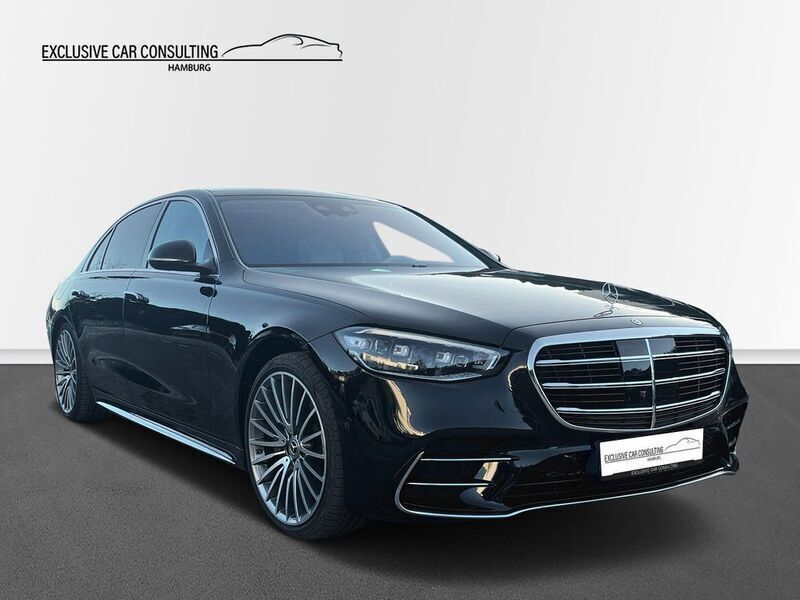 Obsidianschwarz metalliclack Gebraucht 2023 Mercedes S350 AMG line Limousine | 118.900 € - Bild 1/4