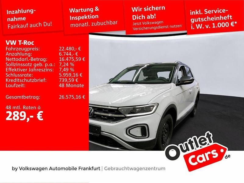 Gebraucht VW T-Roc Style 150 PS (110 kW) 2022 Weiß SUV
