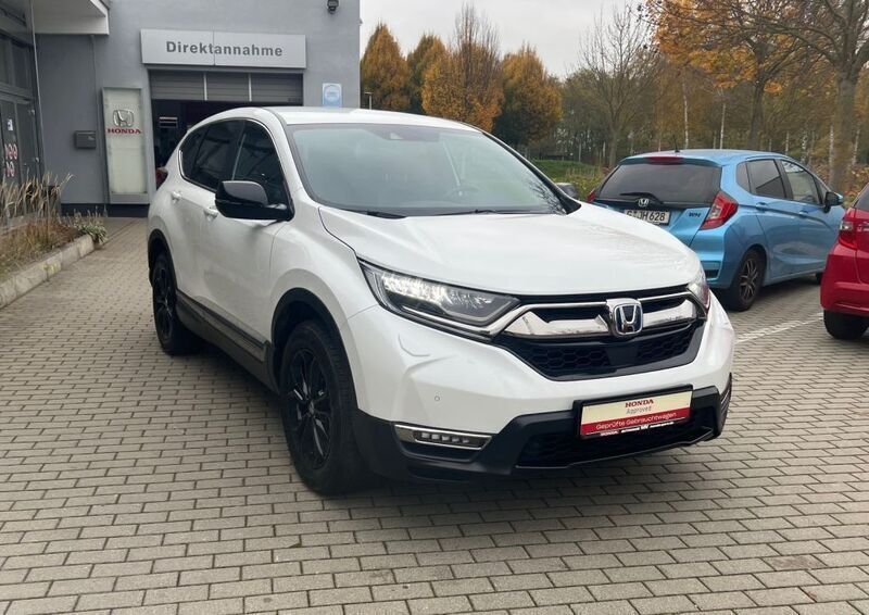Platinum white pearl Gebraucht 2021 Honda CR-V Hybrid SUV | 28.990 € (Fairer Preis) - Bild 1/4
