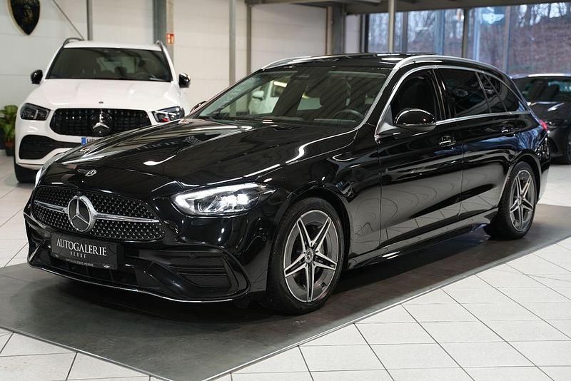 Schwarz Gebraucht 2024 Mercedes C220 AMG line Limousine | 37.900 € (Fairer Preis) - Bild 1/4