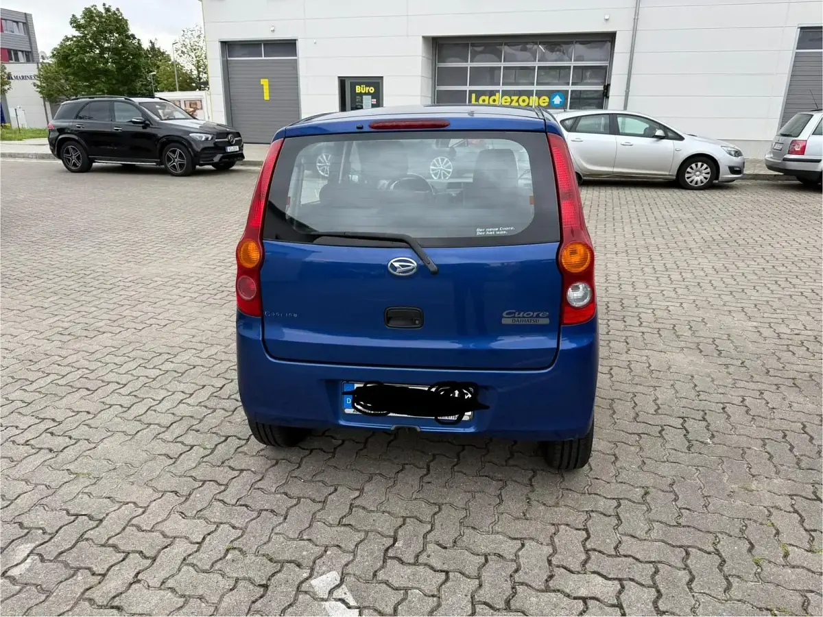 Gebraucht Daihatsu Cuore 2008 Blau Kleinwagen