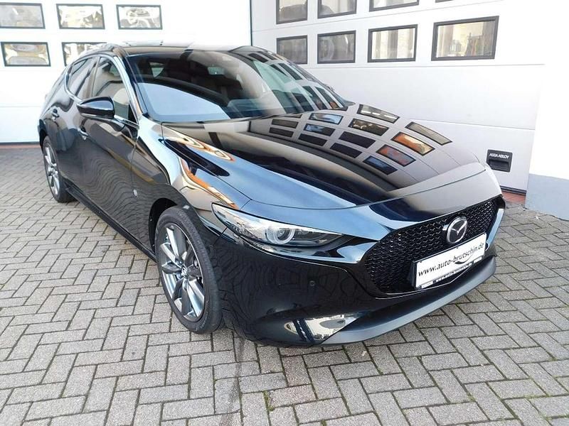 Onyxschwarz Gebraucht 2021 Mazda 3 Selection Limousine | 19.490 € (Fairer Preis) - Bild 1/4