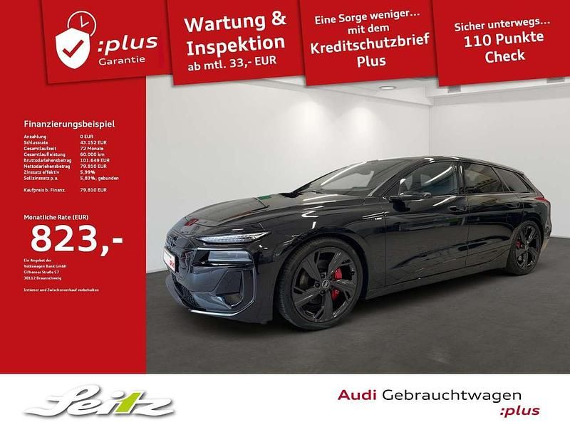 Mythosschwarz metallic Gebraucht 2025 Audi A6 e-tron Ambiente Kombi | 79.660 € (Fairer Preis) - Bild 1/3