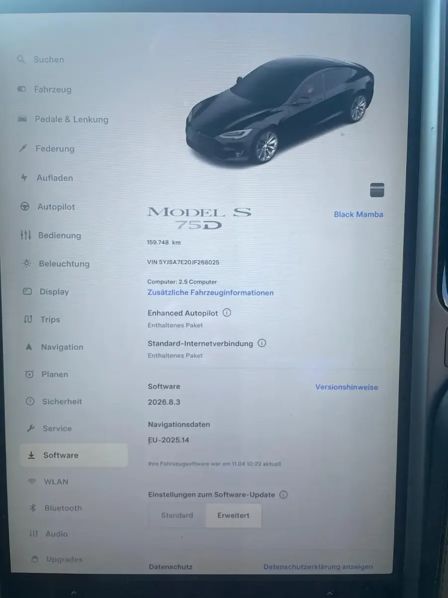 Gebraucht Tesla Model S 386 kW (525 PS) 2018 Schwarz Kleinwagen