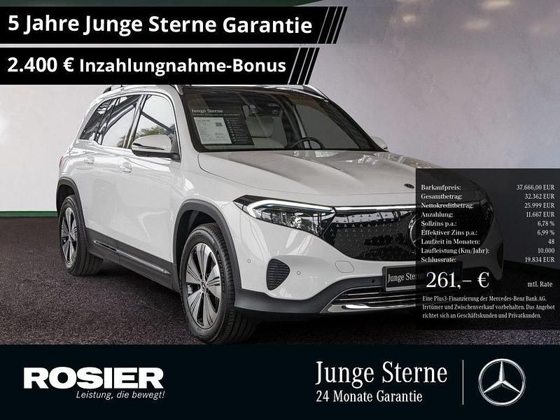 Weiss / polarweiß Gebraucht 2024 Mercedes EQB300 Advanced SUV | 37.257 € (Fairer Preis) - Bild 1/4