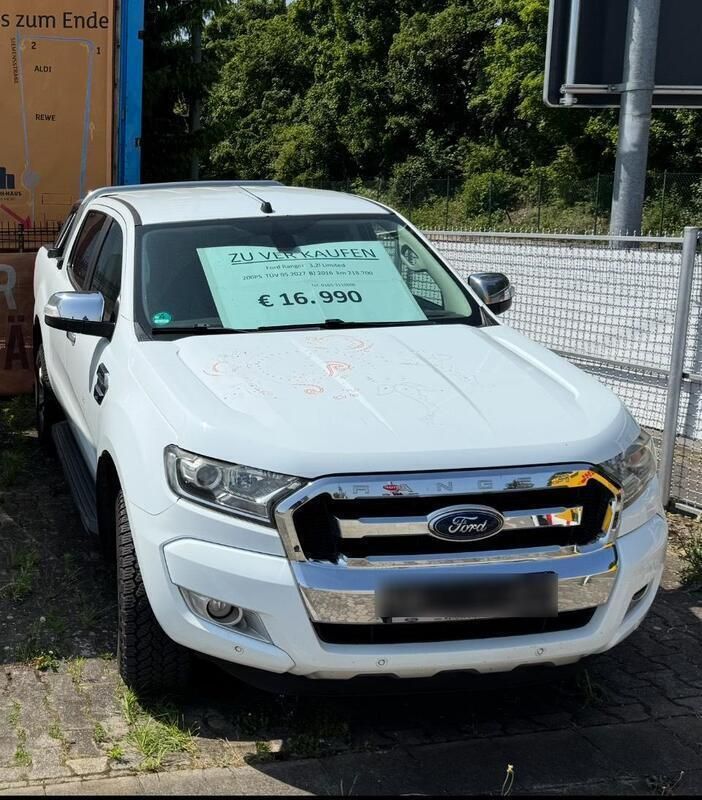 Weiß Gebraucht 2016 Ford Ranger Limited Abholung | 15.990 € (Etwas zu teuer) - Bild 1/1